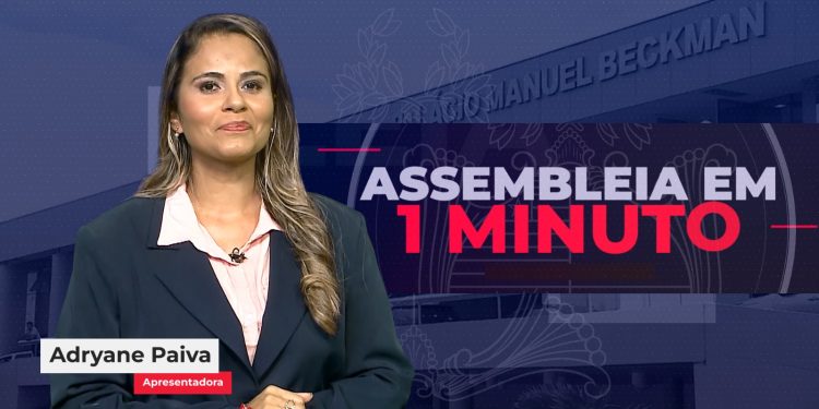 Novo programa “Assembleia em 1 Minuto” estreia amanhã dia 13, na TV assembleia