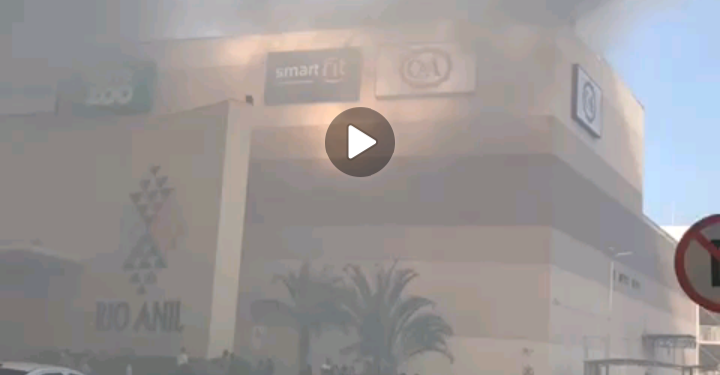 Shopping Rio Anil em chamas, correria, desespero mobiliza várias equipes do SAMU e dos Bombeiros