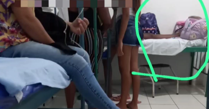 Cedral-Fotos mostram pacientes misturados com diferentes casos de doenças, inclusive puérperas em uma única sala