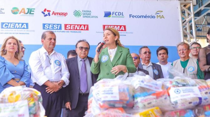 Iracema Vale participa da entrega de doações da campanha “S.O.S. Enchentes: Empresa Solidária”