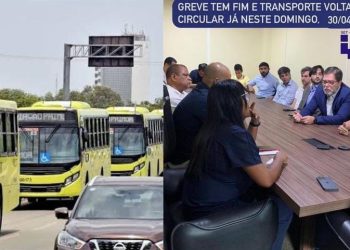 Fim da greve dos rodoviários ônibus começam a circular neste domingo (30)