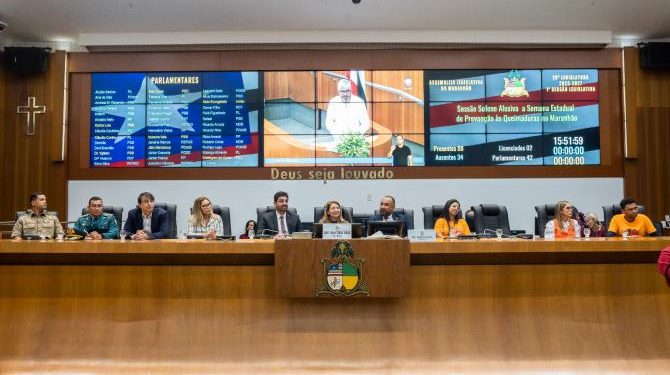 Assembleia realiza sessão solene alusiva à Semana Estadual de Prevenção a Queimaduras no Maranhão
