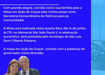 Ex-deputada estadual Helena Duailibe celebra posse de cargo com Missa em ação de graças 