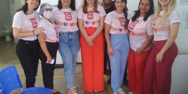 Gedeon Rocha participa de evento, campanha de incentivo à doação de sangue na UPA do Vinhais