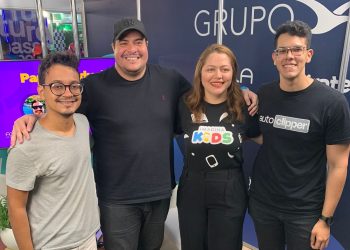 Neemias Silva, Business Developer e Alionália Lopes são entrevistados Podcast da Venture Builder do Grupo Mirante na Expo Indústria Maranhão 