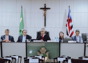A presidente Iracema Vale participa da solenidade de abertura do Ano Judiciário do TJMA