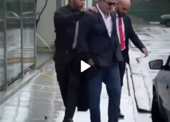 Veja o momento da condução do empresário Alessandro Martins por desacato a policiais 