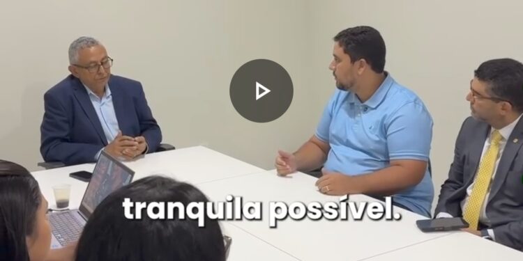Barreirinhas – Prefeito eleito Vinícius Vale, reúne-se com Amílcar Rocha e Secretaria de Finanças para avançar transição de Governo