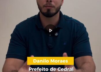 Prefeito Danilo Moraes faz pronunciamento informando cancelamento do carnaval 2025 no município
