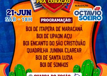 Octávio Soeiro anuncia “Arraial de Coração pra Coração”, no Jardim São Cristóvão, neste sábado (21)