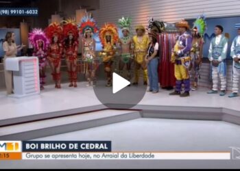 “Boi Brilho de Cedral” ganha destaque em rede estadual de televisão na capital São Luís