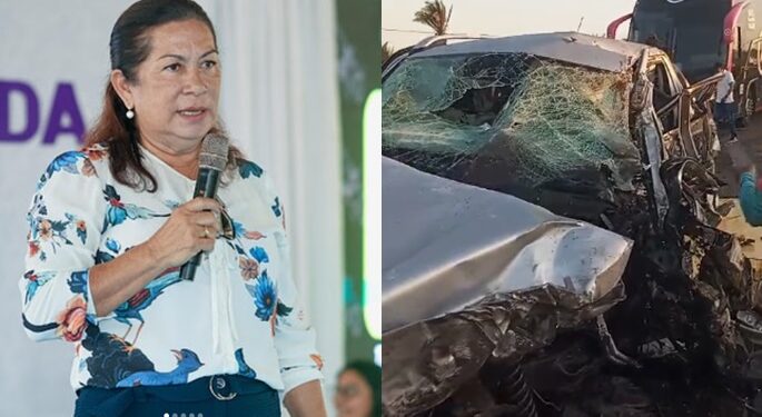 Dulce Quemel, primeira-dama de Carutapera, morre em grave acidente envolvendo ônibus e caminhonete 