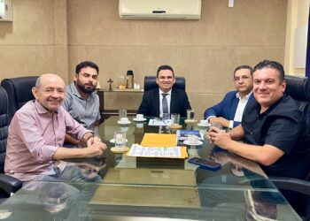 Dudu Diniz e comitiva de São José de Ribamar se reúnem com Secretário Estadual de Segurança Pública