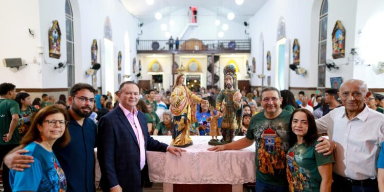 Dudu Diniz participa de ação da saúde e do festejo de São José de Ribamar