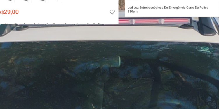 Escândalo na SEMUSC: Em meio a polêmicas gestão de Marcos Afonso é flagrado usando “giroflex da Shopee” em viaturas da guarda municipal