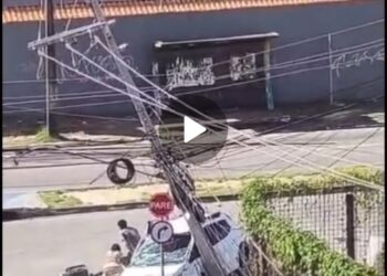 Acidente na Avenida Lourenço Vieira da Silva